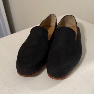 Adelante Men’s The Tomas Made-to-Order Black Leather Slip-on Loafers / Size 9.5
